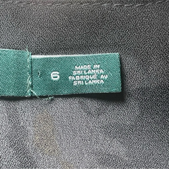 Lauren Ralph Lauren Colorful Paisley Short Sleeve Dress Flowy Artsy Size 6 EUC - Picture 9 of 13